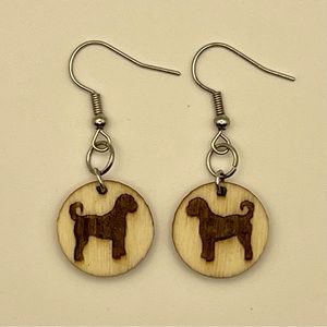 Handcrafted Doodle Dog Earrings